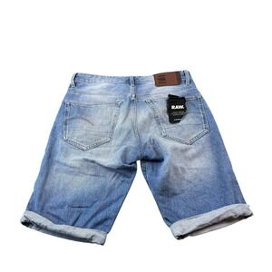 G-Star Raw 3301 Short Button Fly Size Men's 31 Excellent